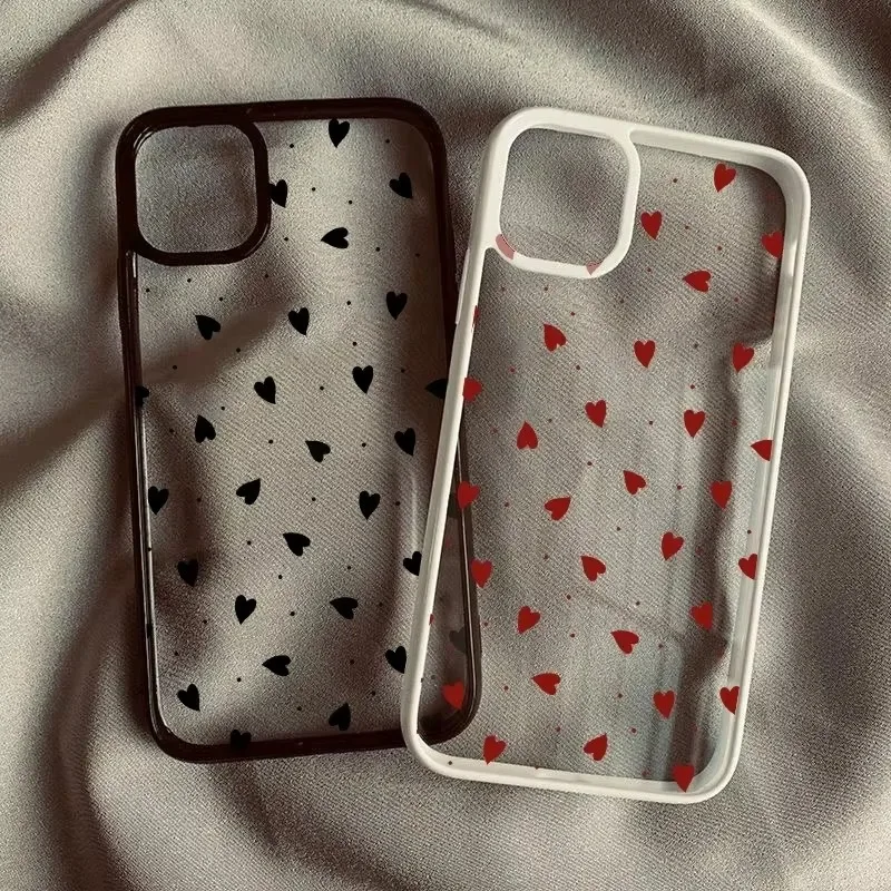 Adorable Pink Heart Phone Case Cover