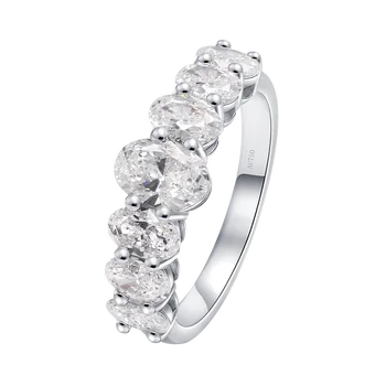 1.64CTW Oval CVD Lab Diamond Ring 1