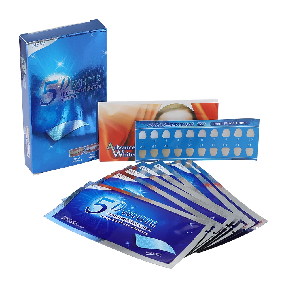 5D Gel teeth whitening strips teeth whitening kit teeth whitening gel for false Teeth Veneers