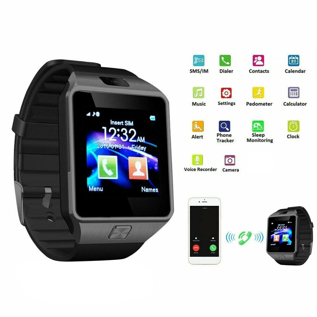 DZ09 Sports Smart Watch with Phone Functionality