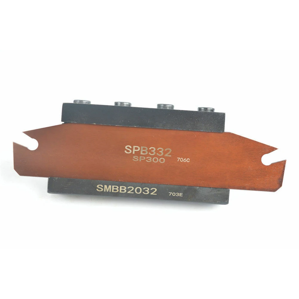 

1Set SMBB2032 Cutting Blade Holder SPB332 Cutting Blade For CNC Milling Cutter Lathe Cutting Tool Tool Bracket Indexable Inserts