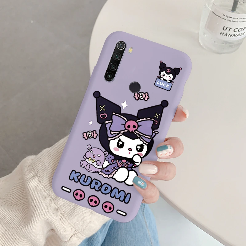 thumbnail image 1 of Bonita funda de teléfono para Xiaomi Redmi Note 8 8T Pro note8 Girl, anticaída, Cinnamoroll Kuromi, Hello Kitty, de silicona, a prueba de golpes, TPU, 1 of 5
