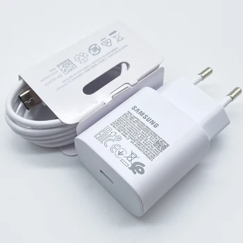 Caricabatterie Samsung Super Veloce da 25W USB Type-C per Galaxy S23 S24 S21 S22 Plus A54 A34, Adattatore per Z Flip 5 3 Fold 6 5 3 4 2