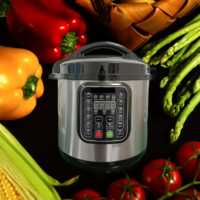 8QT Stainless Steel Electric Pressure Cooker 4
