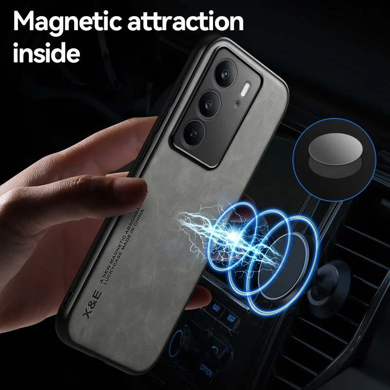 Shockproof Magnetic Case - Skin Feeling Protective Cover and Back Shell