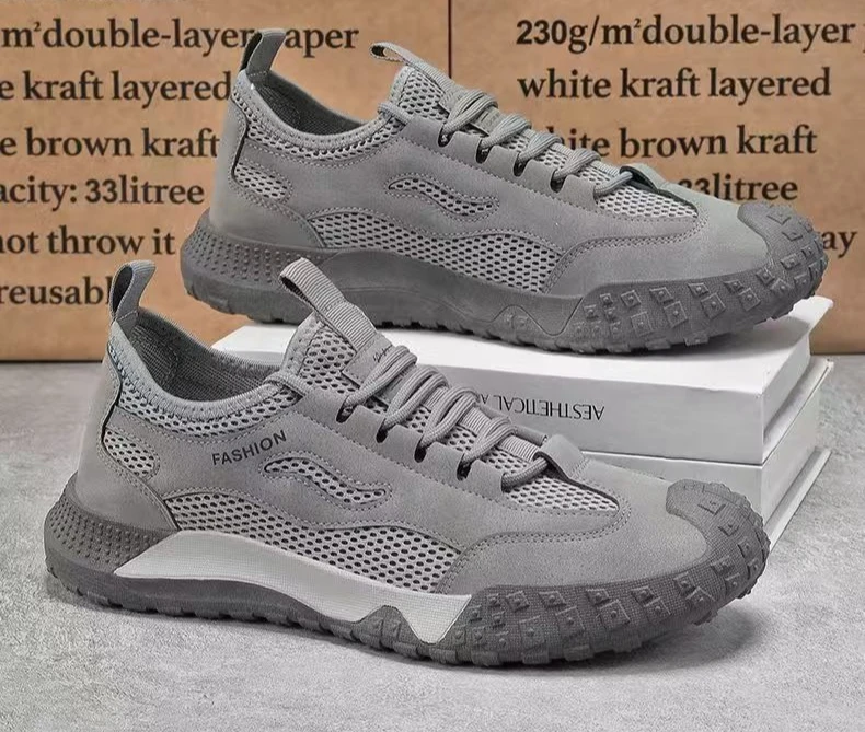 Herren Barfußschuhe Für Wanderungen Atmungsaktive Wanderschuhe_voghion.com