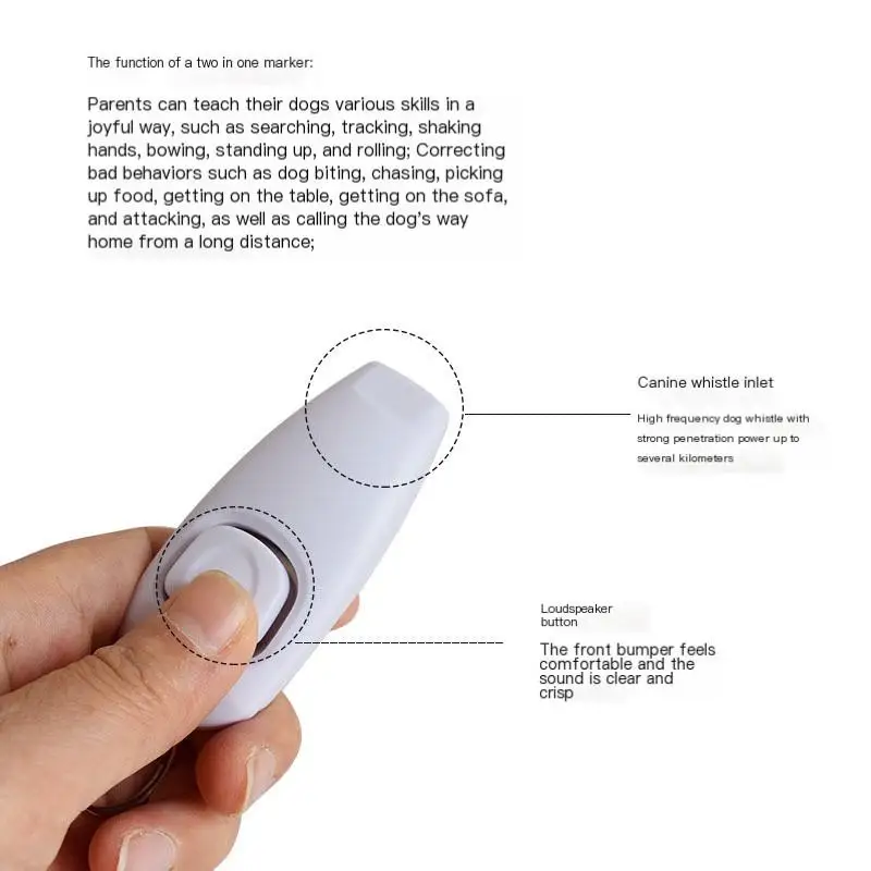 Dog supplies Pet Training Device Whistle Portable Cat Dog Outdoor Rescue Tracking Adjustable Wrist Strap Sound Key Chain Whistle Dog Trainer