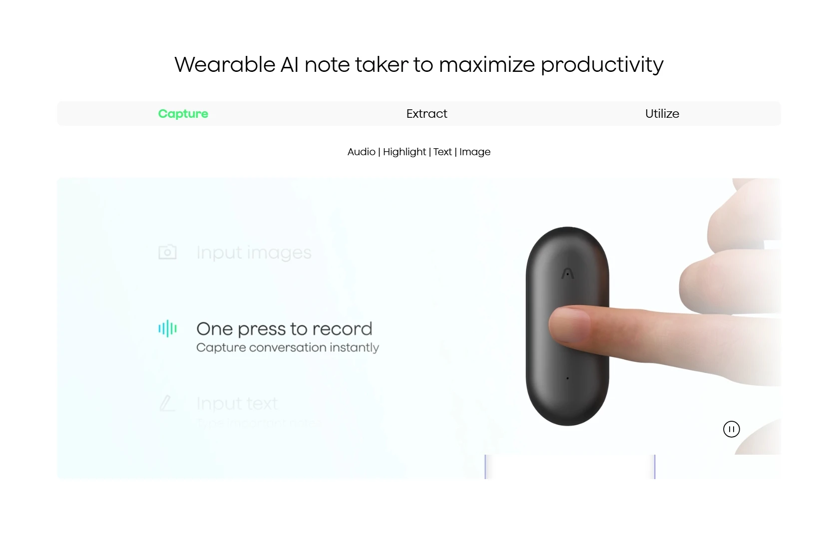 Plaud NotePin,The world's most wearable AI note taker