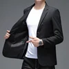 2024 High Quality Fashion Handsome Thin Spring and Autumn Style All Fashion Business Casual Single Suit Jacket  M-4XL 4