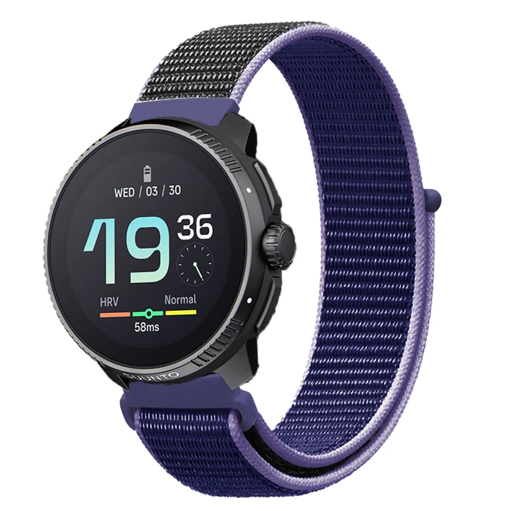 Premium 22mm Nylon Loop Watch Strap – Durable Replacement Wristband in Classic Design