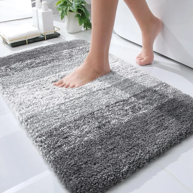 HAPIHAPPY Bathroom Rugs Mat 51x76 Non-Slip Plush Shaggy Bath Carpet Soft and Absorbent Microfiber Bath Rugs Machine Wash Dry