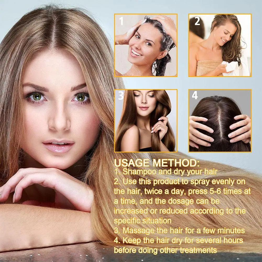 Biotin Spray &ndash; Essential Oils for Fast Anti-Hair Loss Scalp Treatment 30ml for Men and Women 2pcs