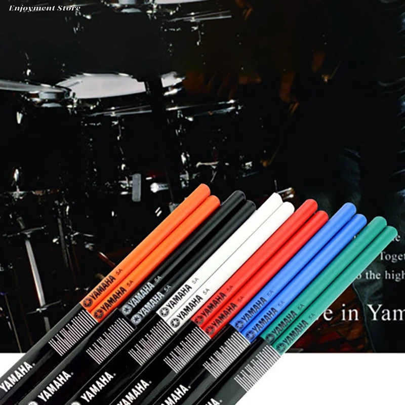 1 Pair Wood 5A Drum Sticks Classic Maple Wood Teardrop Head Drumsticks With Carrying Bag Musical Instruments Accessories