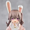 OB11 Doll Magnet black Cat's ears White Rabbit Ears Replacement Head Accessories For Nendoroids, Obitsu 11, Gsc Head, 1/12 Bjd 6