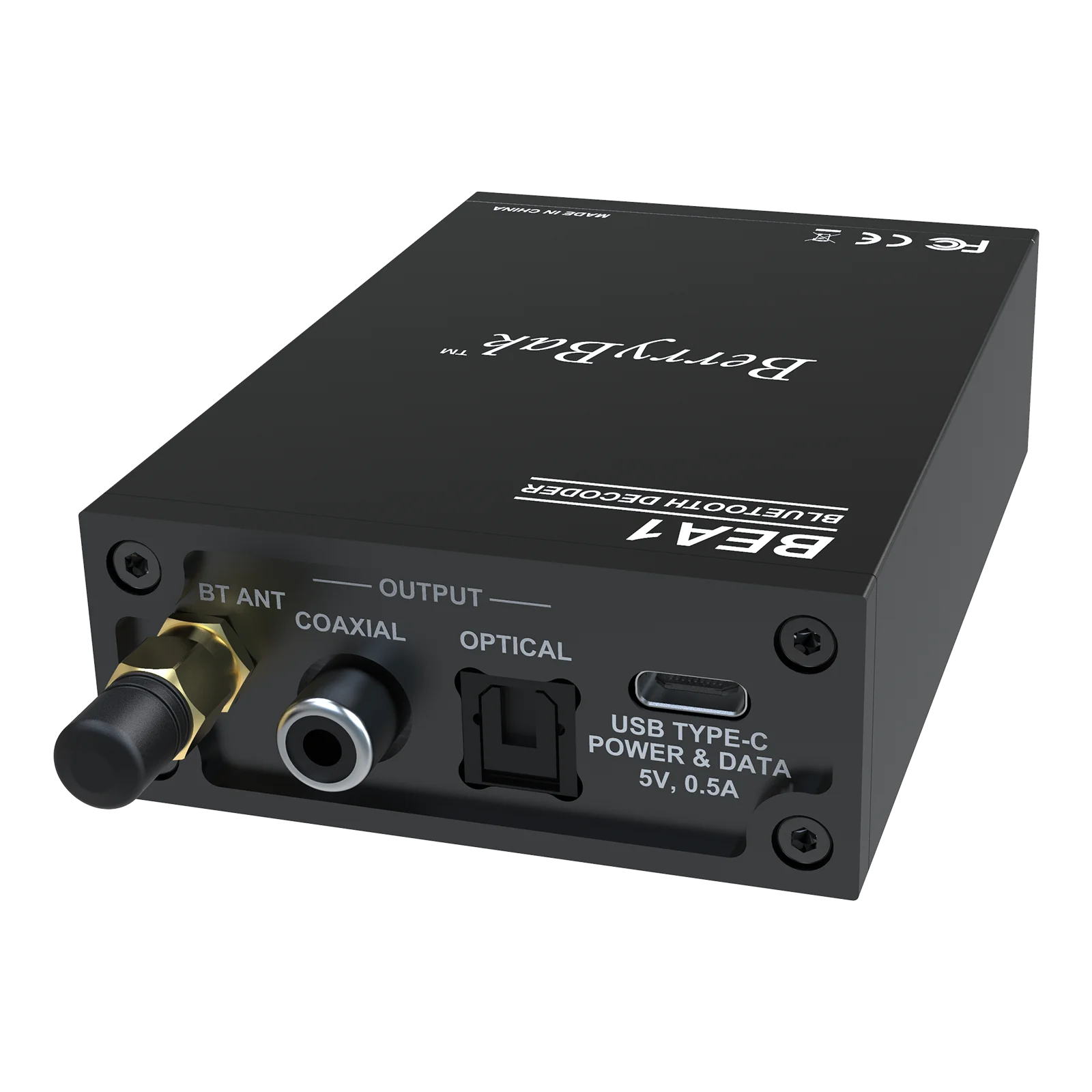 Desktop Bluetooth Receiver BT V5.3/LDAC USB Decoder with Optical Coaxial RCA Output-QCC5171 BEA1 w CE FCC ID Certification 2