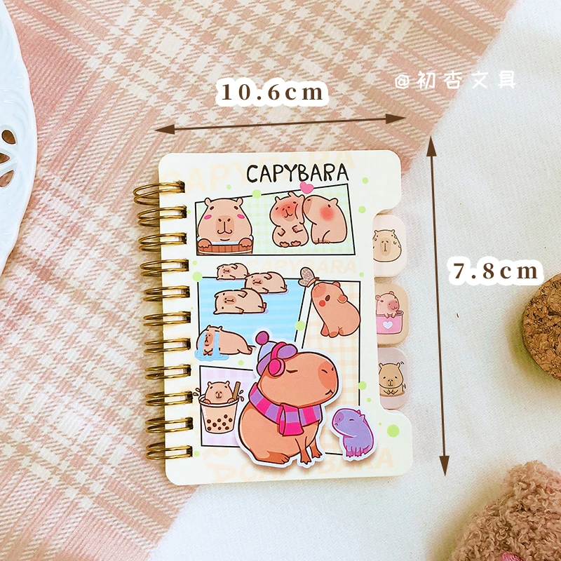 Kawaii Capybara Memo Pad 6