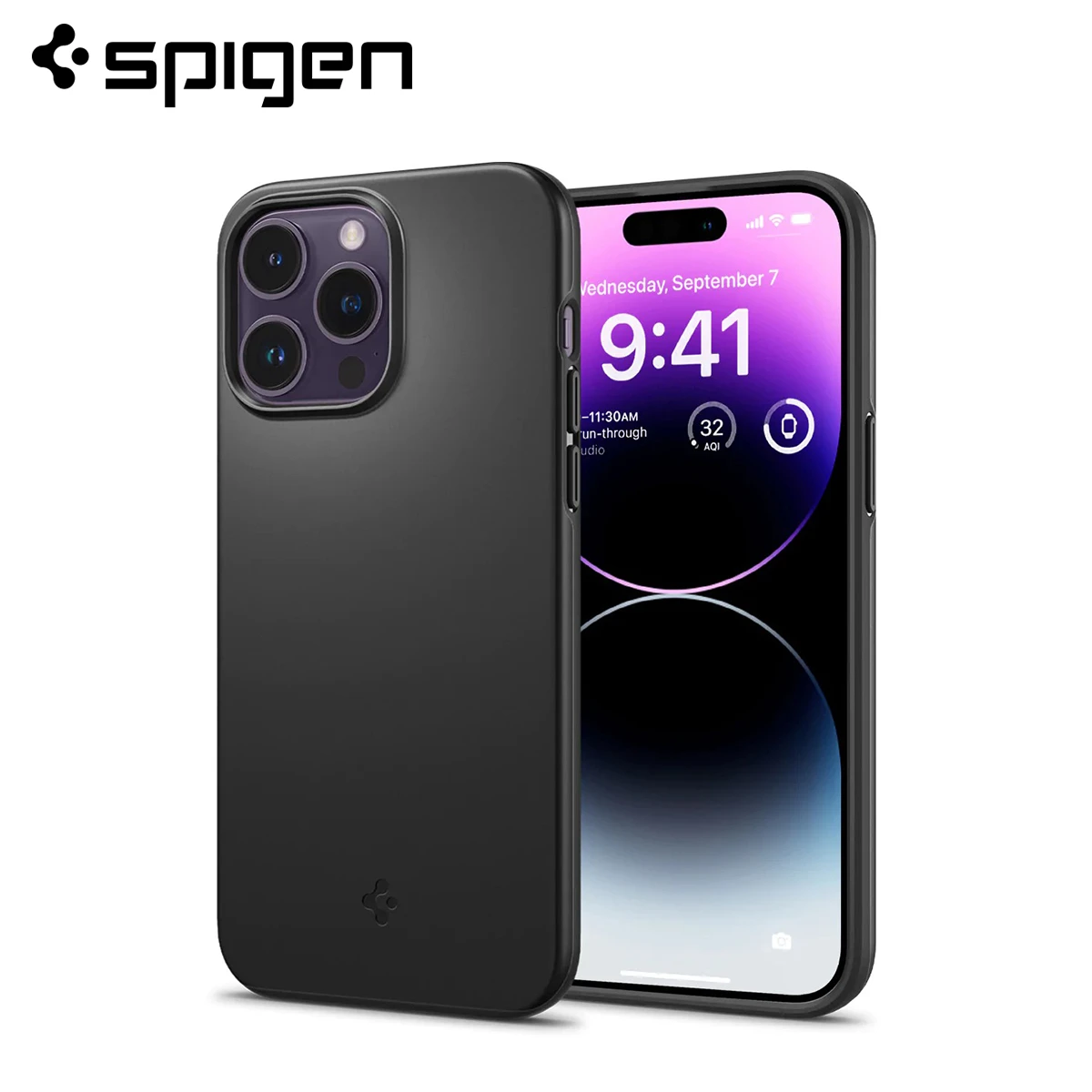 Spigen Thin Fit Case For Iphone 14 Pro Max (6.7") 2022 Mobile Phone