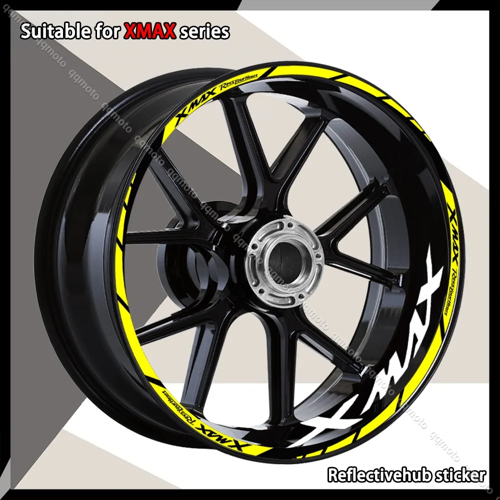 Motocicleta Roda Adesivo Reflexivo Scooter Rim Decal Stripe Tape ...