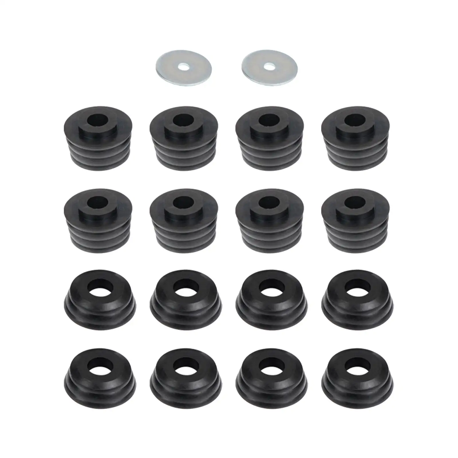 

Body Cab Bushing Kit Spare Parts Replacement Durable Body Mount Bushing Kit for Chevy Silverado 1500 2500 2WD 4WD 1999-2014