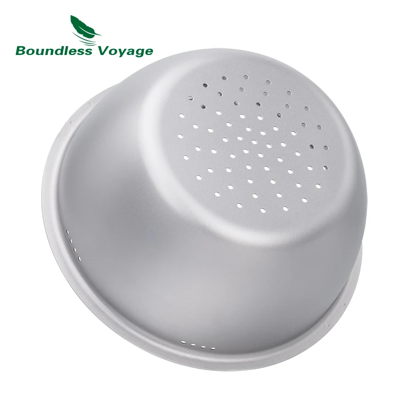 Boundless Voyage Multifunctional Cooker 2L Titanium Pot Pressure-Cooker for Rice Meat Ultralight Outdoor Cookware for 1-4 Person