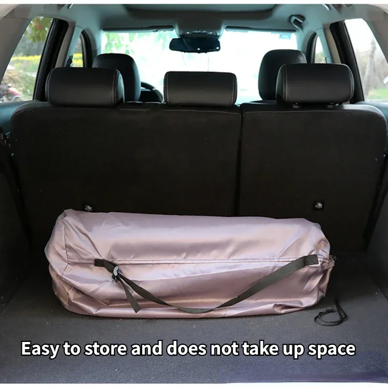 SUV Trunk Travel Air Cushion Inflatable Air Mattress Outdoor Camping Inflatable Special Suede Fabric Car Travel Bed