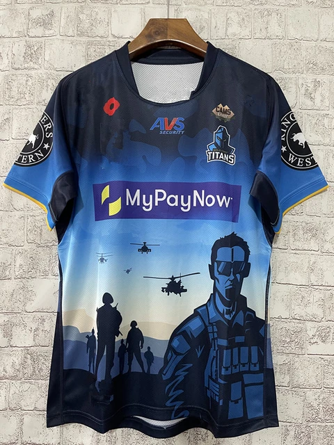 NRL 2023: Titans, Aspire to Inspire - Titans 2023 ANZAC Round Jersey