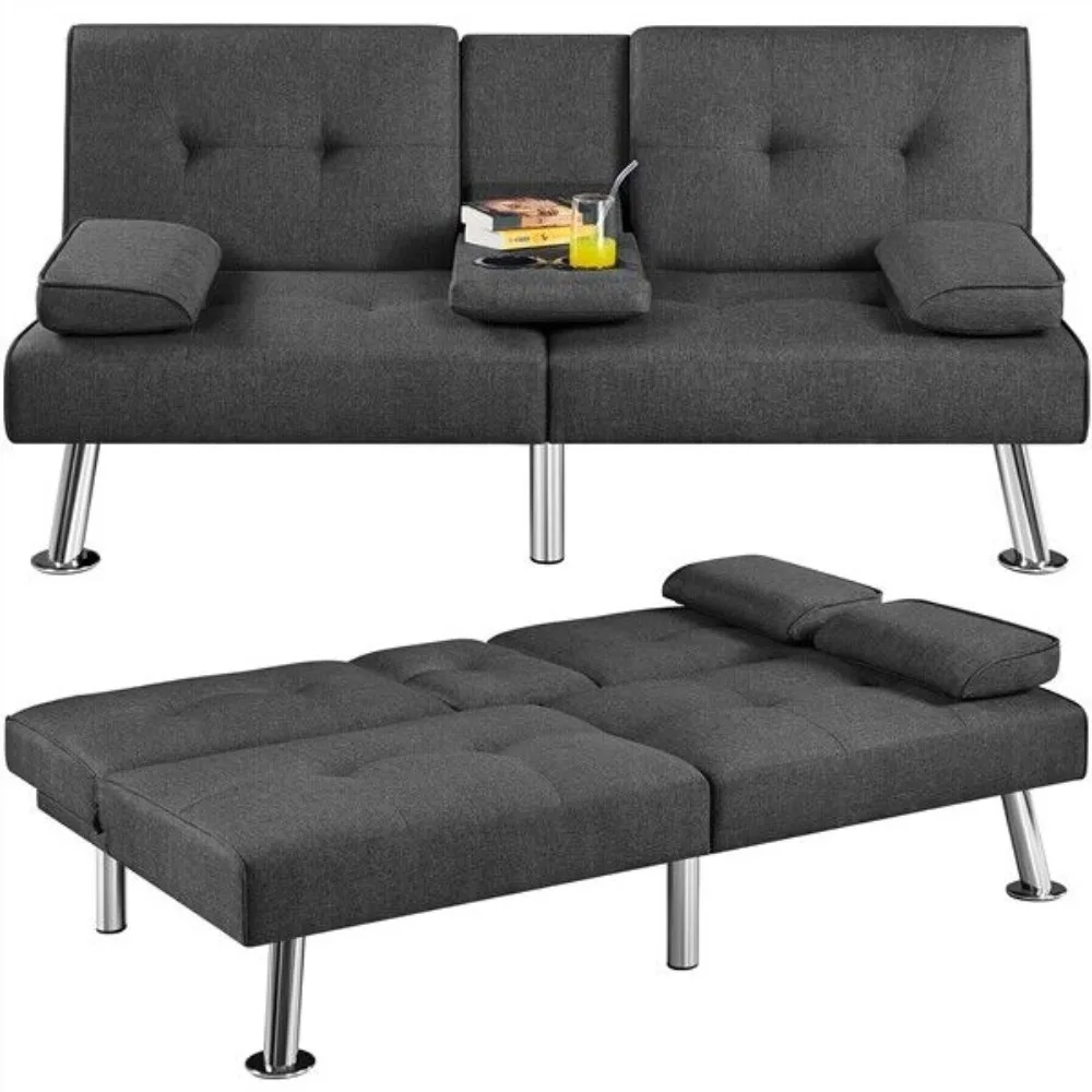 Ljustra Convertible Futon Sofa Bed
