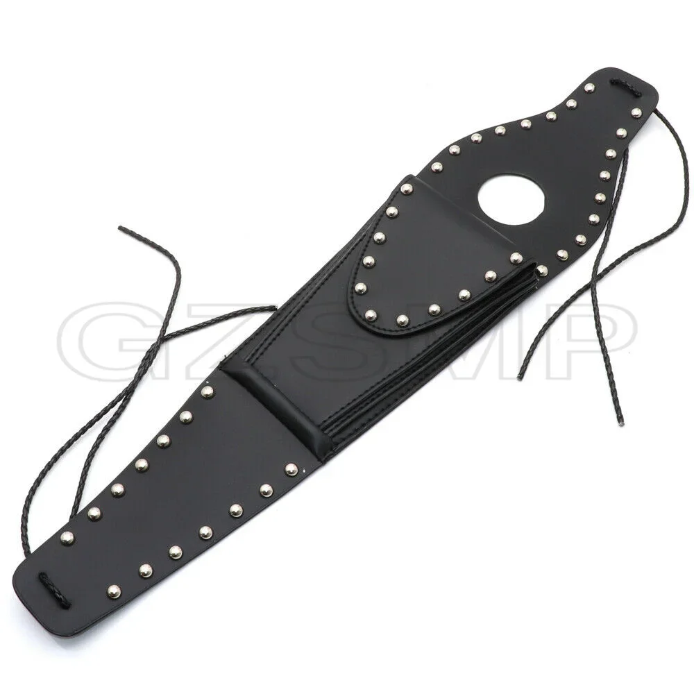Motorcycle Fuel Tank Cap Cover Panel Pad Bib Bra Bag Trim Pouch for Harley Sportster XL 48 883 1200