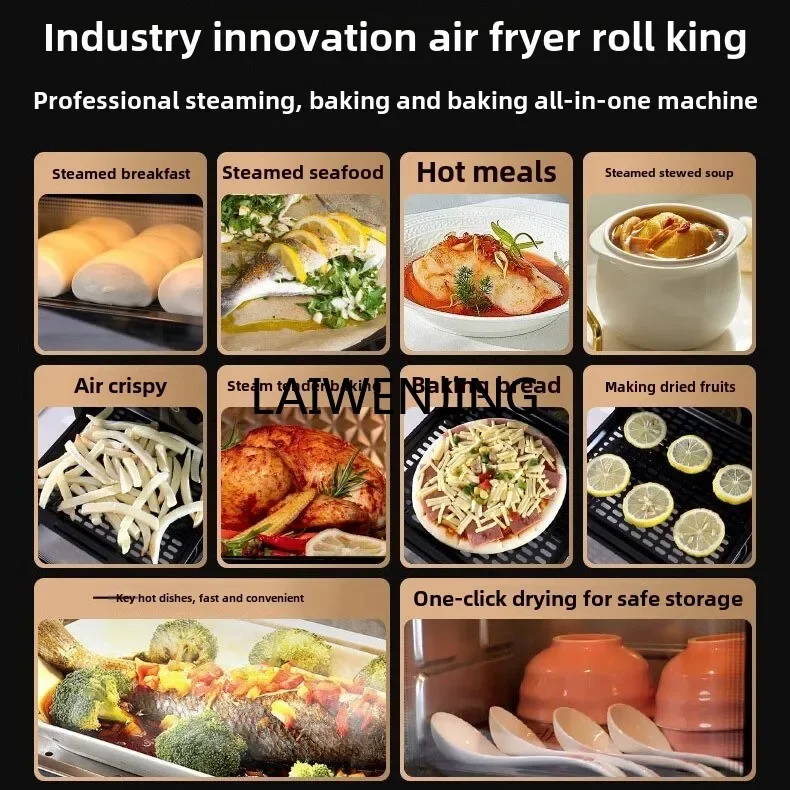 MJY Oven Baking 2-in-1 Electric Fryer Integrated Air Fryer 4