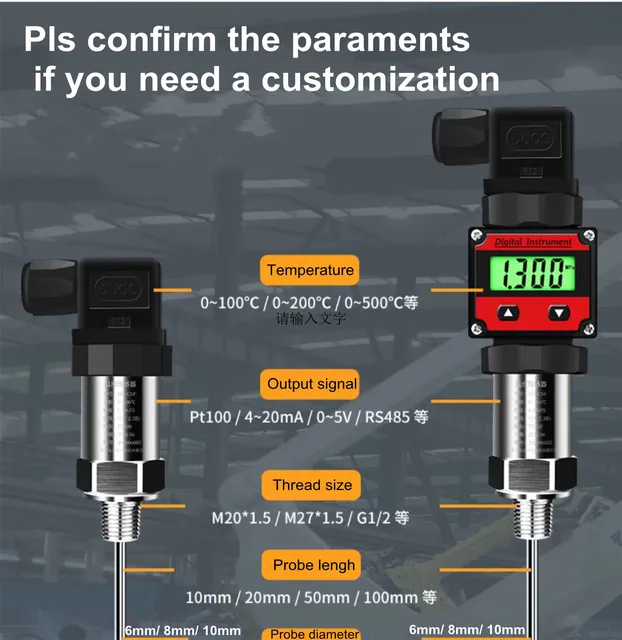 Thermosen PT100 RTD Transmitter, To 4-20 MA Output, 24V At ₹ 650/piece - Foto 8