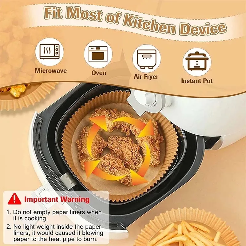 Air Fryer Paper Aerogrill Parchment Paper Air Fryer Liner Airfryer Baking Cooking Accessories Baking Tool