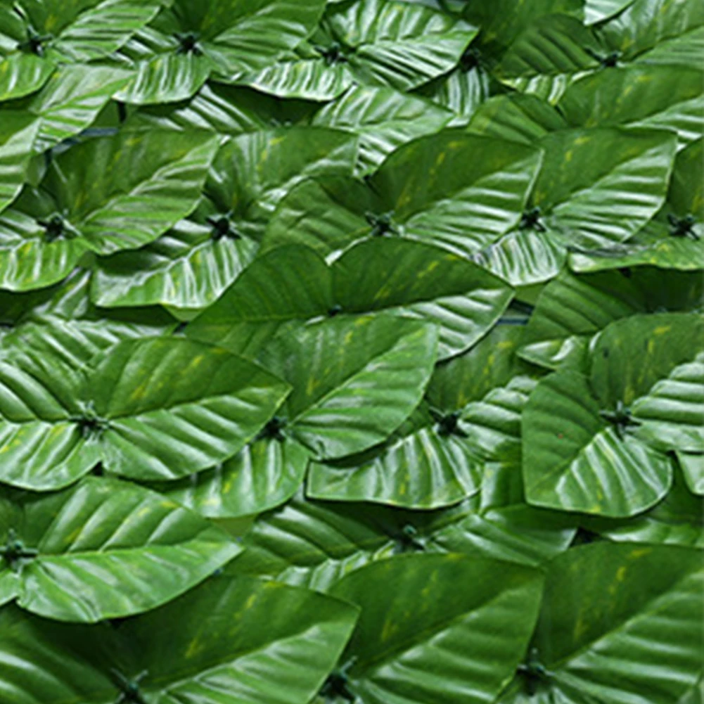 0.5x0.5m Artificial Hedge Multifunctional Faux Privacy Fence Screen Wall Landscaping Fake Leaves Outdoor Backyard Balcony Decor