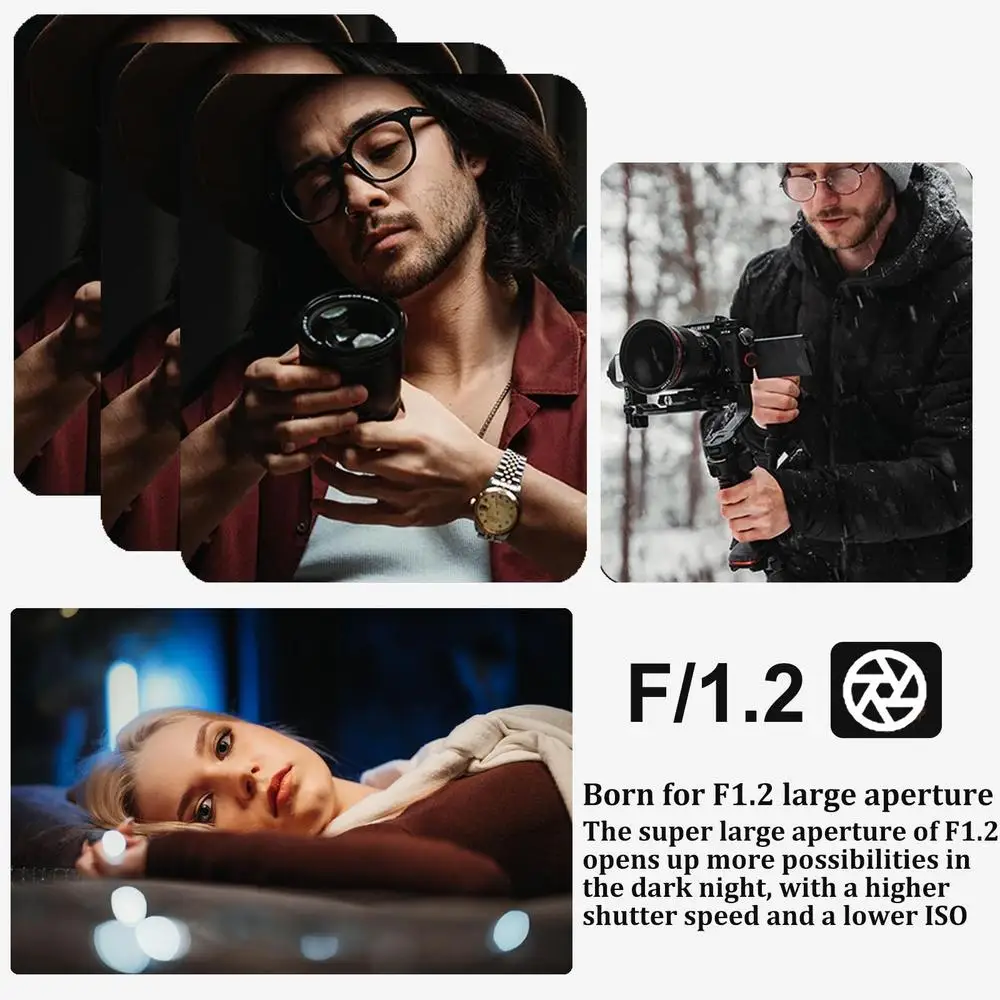 75mm F1.2 Pro Fuji X Lens Auto Focus Large Aperture Portrait APS-C for Fujifilm