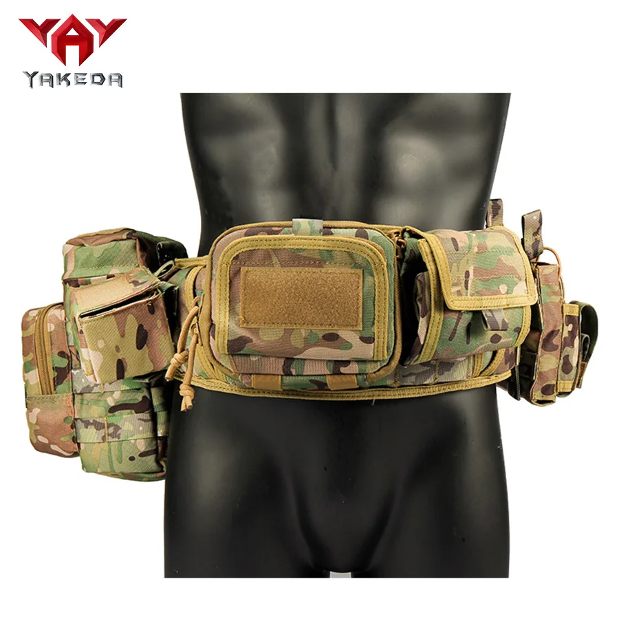 Camouflage Training Waist Cover Outdoor MOLLE Belt Multi Functional