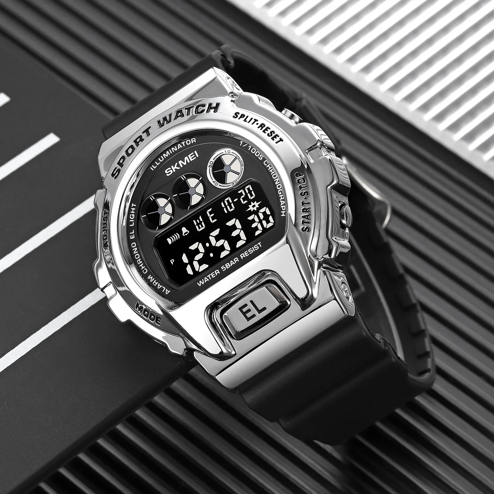 SKMEI 1905 Luxury Japan Digital movement Sport Watch Mens Waterproof Military Electronic Men Wristwatches Man Clock reloj hombre 4