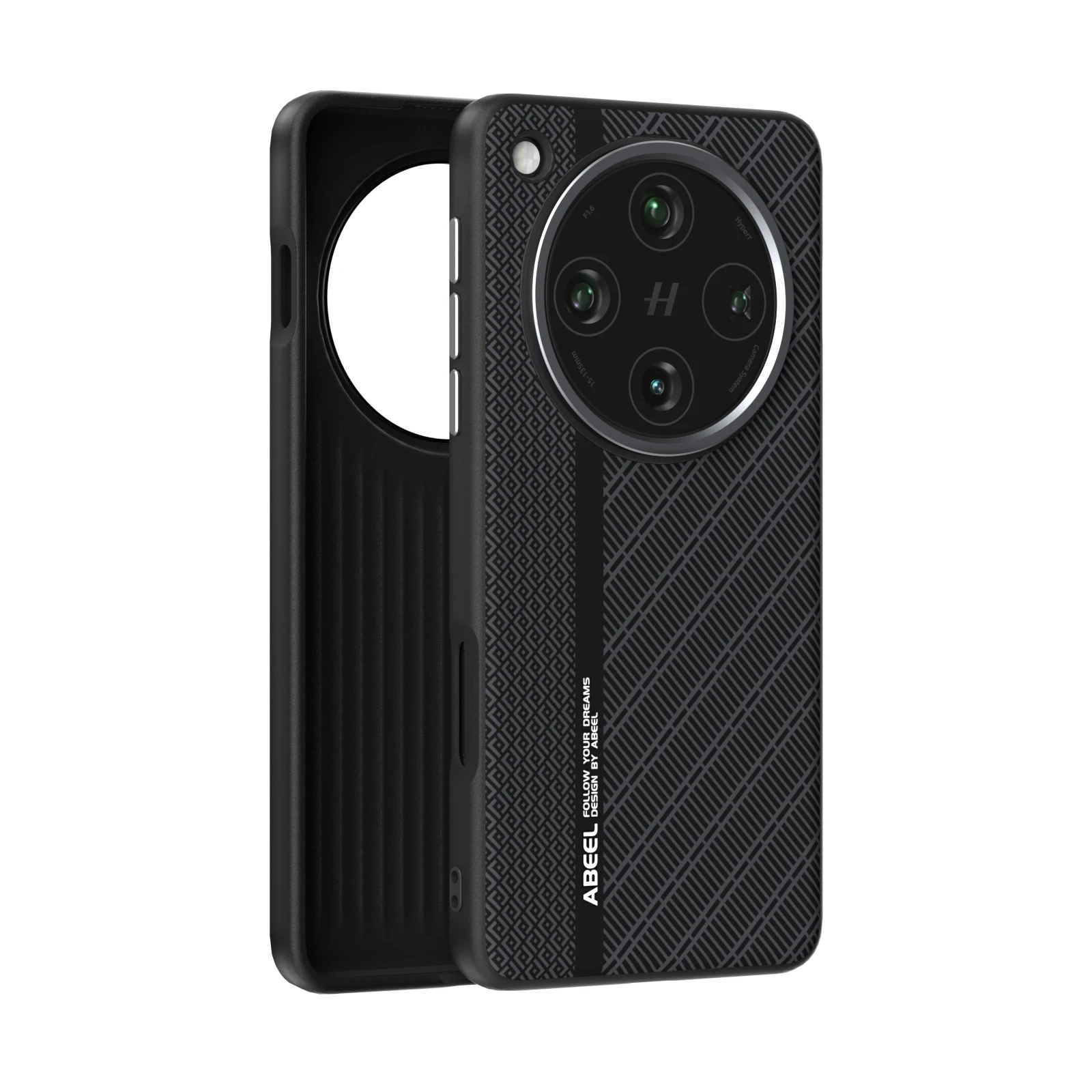 OPPO Magnetic Wireless Charging Carbon Fiber Textured Phone Case with Camera Protection
