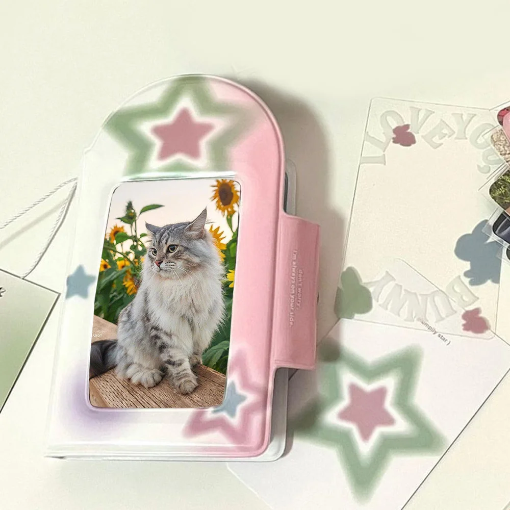 Cartoon Photo Album Collection Book Photocard Holder Star Chasing Storage Album Buckle Love Star Binders Photocards