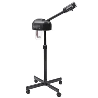 750W Facial Steamer Professional for Clean Skin, Skin Care Machine with Hot Mist, Timer Function, Adjustable Height LCD Ozone 6