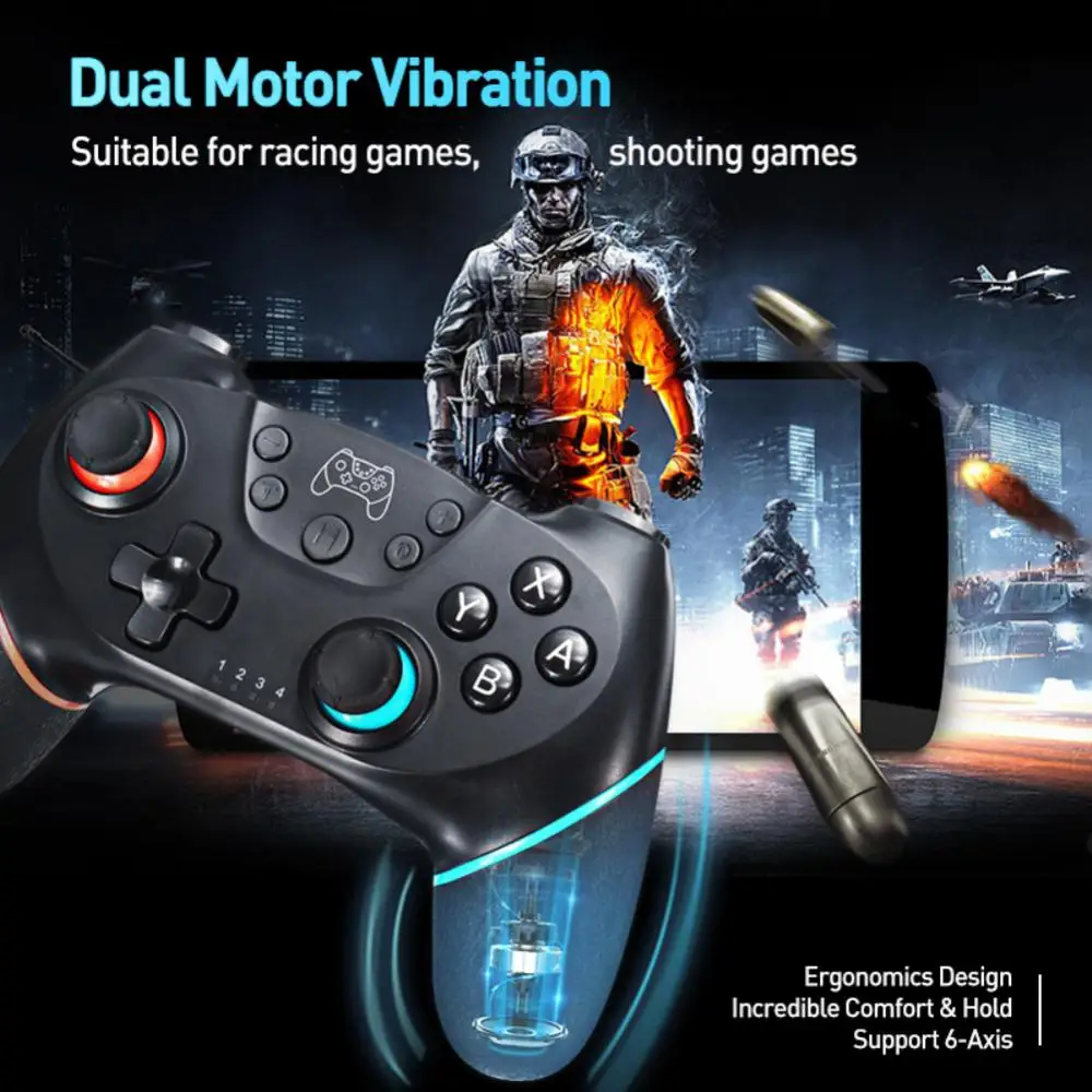 Controller Wireless Gamepad Joypad Remote Per N-Switch Wireless Gamepad Videogioco Usb Joystick Switch Controller