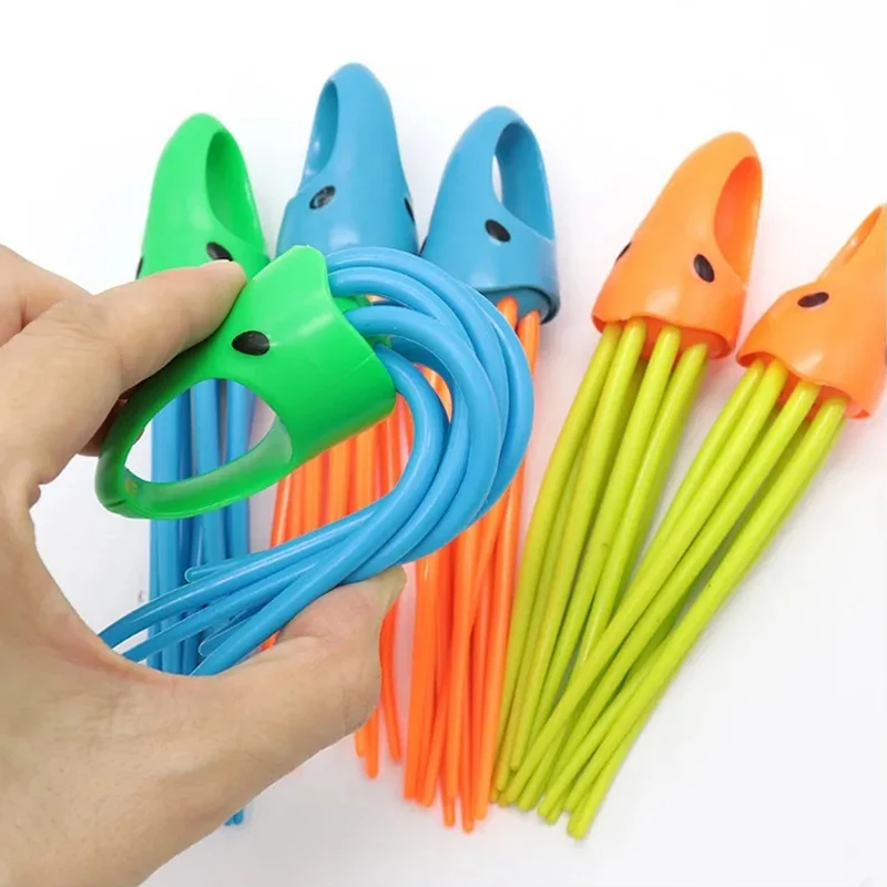 Children Diving Toy Set Plastic Summer Float Swimming Pool Accessories Torpedo Seaweed Water Toys Kids Underwater Training TMZ 5