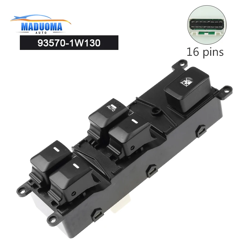 

New High Quality Car Accessories Window Switch 93570-1W130 935701W130 For Kia RIO III (UB) 2012-2016