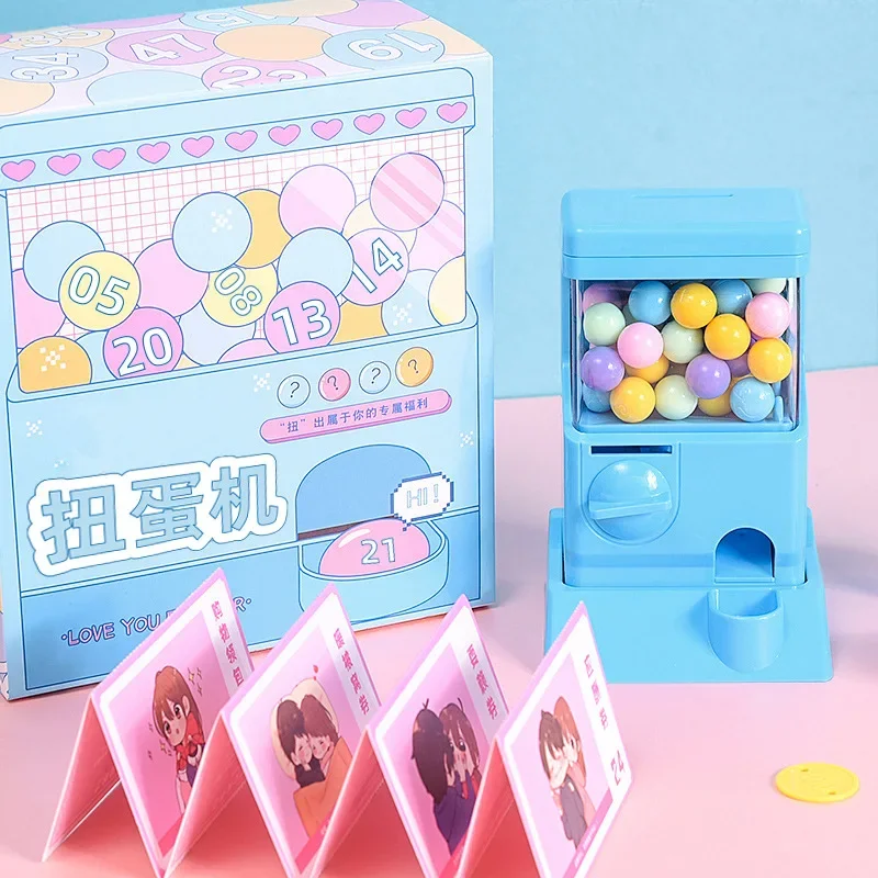 Candy Dispensing Machine Money Saving Box Children Piggy Banks Candy Vending Machine Safes Coin Egg Twisting Machine Gift Ideas 4