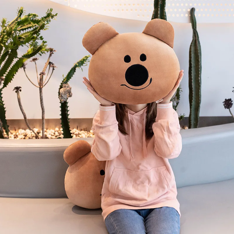 

2023 Cartoon / Cute / Soft / Plush Bear Toy / Brain Bag Black Nose Bear Toy / Throw Pillow / Children's Birthday Gift