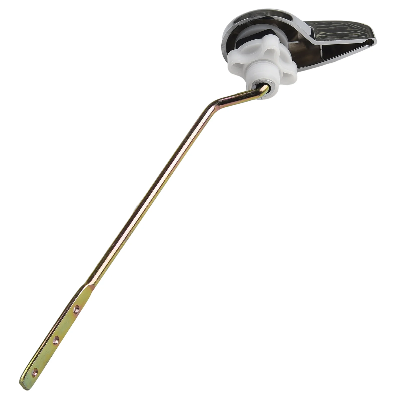 

New Practical Toilet Lever Handle Toilet Handle Carbon Steel Decorate Your Bathroom Featured Side Mount Design