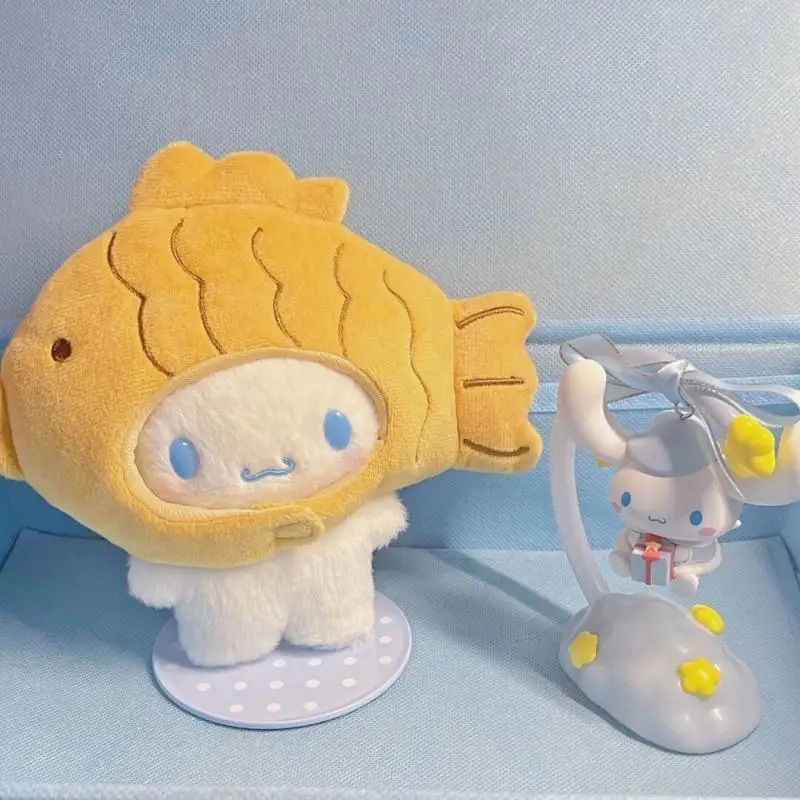 

Sanrio Cinnamoroll Become Fish Plush Doll Cartoon Super Cute Decoration Toy Children Birthday Gift Stuffed Toy Anime Peripheral