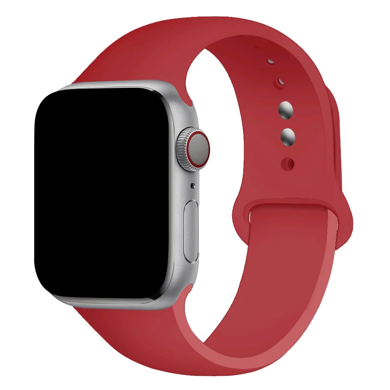 Silicone Sports Band for Smartwatch - Adjustable Loop Bracelet