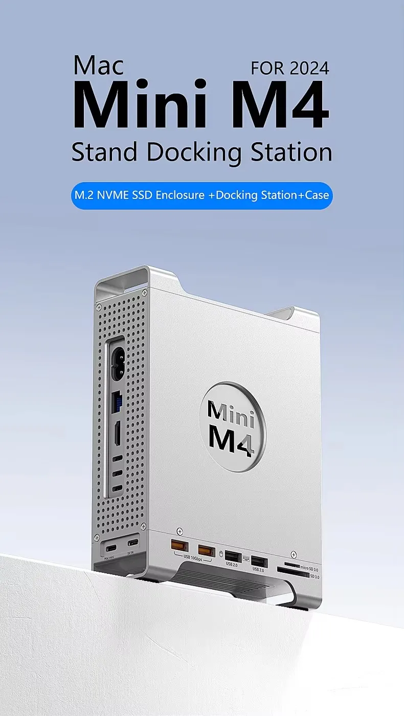 Apple Macmini M4 メモリ24GB +ドッキングステーション 2024年モデル