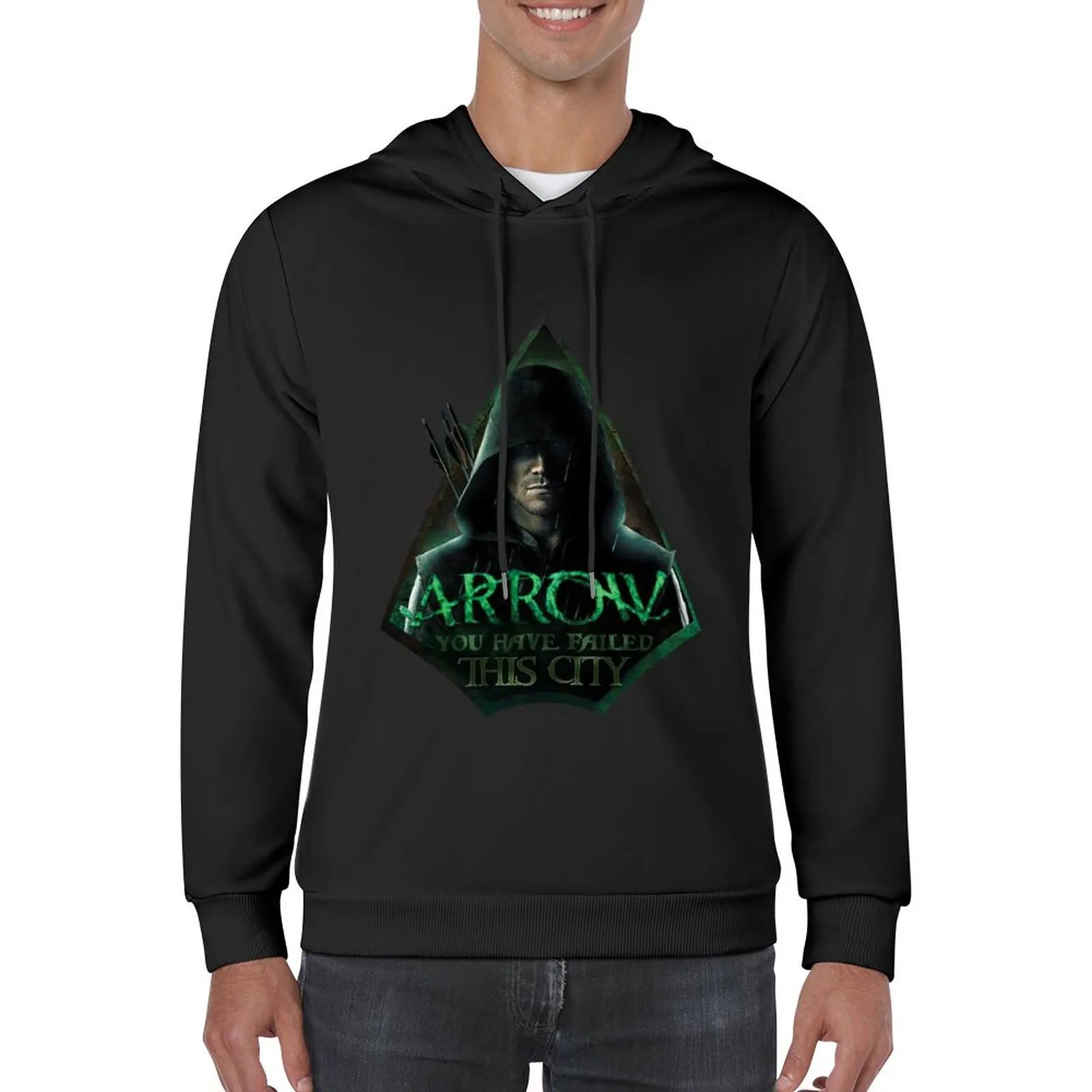 

New Arrow, You have failed this city Pullover Hoodie autumn new products streetwear men men's clothes anime hoodie