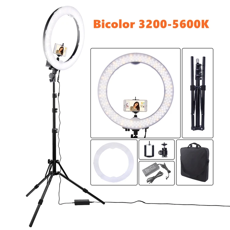 Cheapest Ring Light 18 Inch Dimmable 32005600k 480 Led Studio Lighting