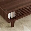 Coffee Table, Living Room Tables, Modern Table with Storage, Mid Century Farmhouse Wood Coffee Table for Living Room 4